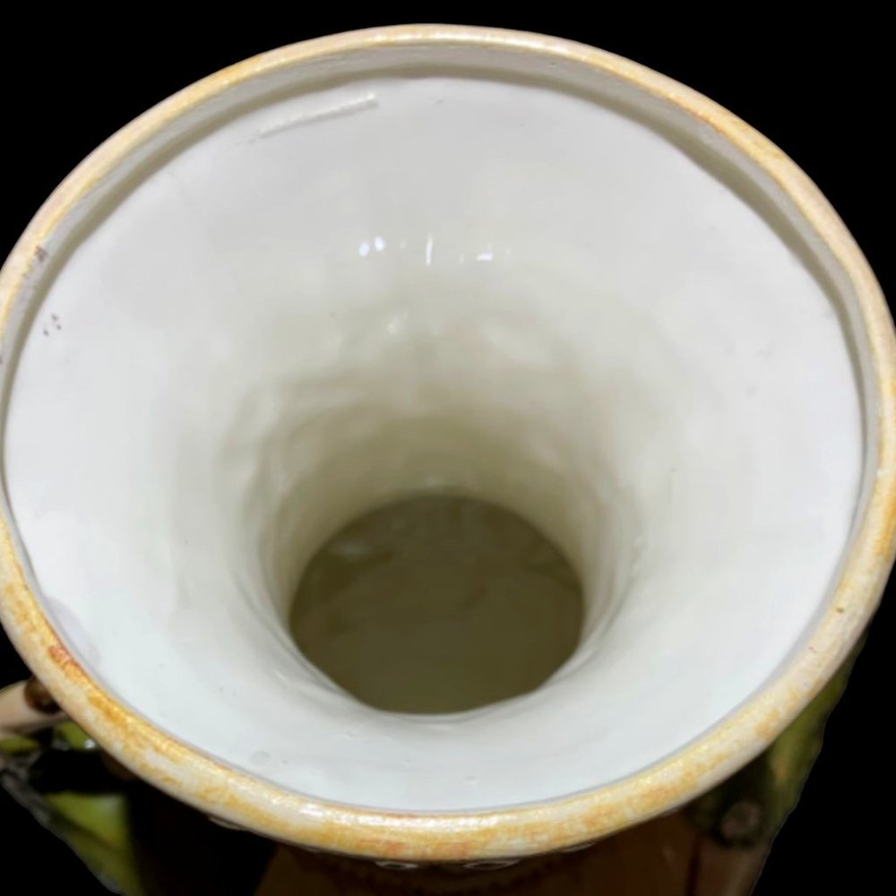VHTF Vintage Carlly Tall Asian Vase with Two Handles - Picture 5 of 5